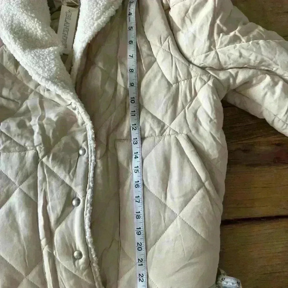 NEW Blank NYC Warm Hearts Quilted Sherpa Jacket ~ Medium - Picture 4 of 7